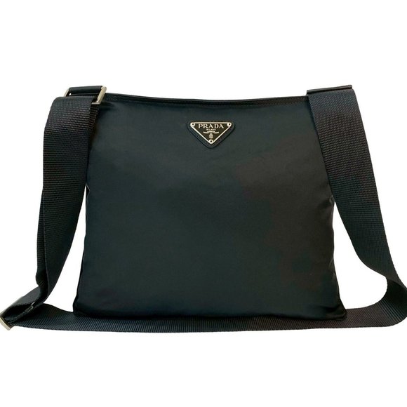 PRADA Black Pochette Shoulder Bag - Picture 1 of 9